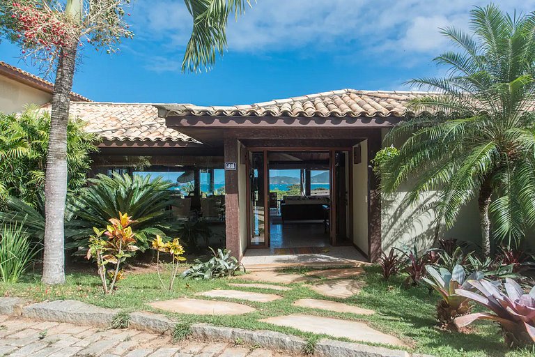 Maison avec vue sur la mer à Geribá, Búzios - Buz010