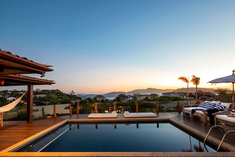 Maison avec vue sur la mer à Geribá, Búzios - Buz010