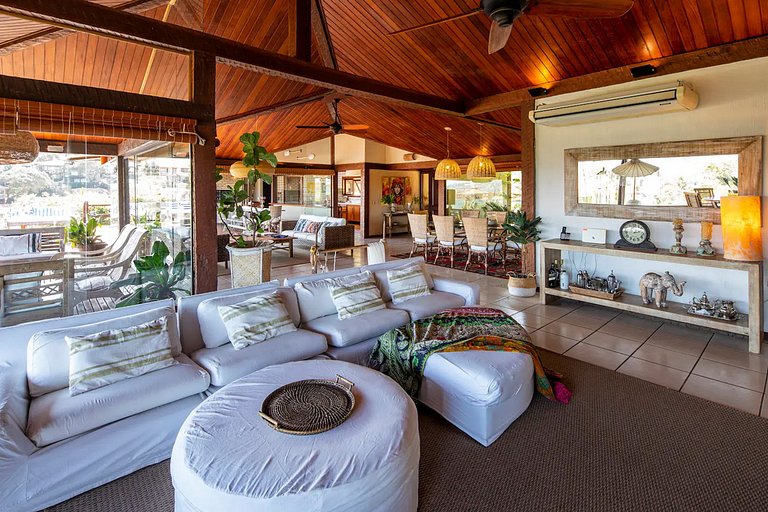 Casa con vista al mar en Geribá, Búzios