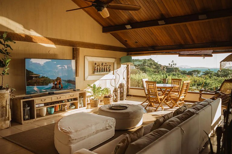 Casa con vista al mar en Geribá, Búzios