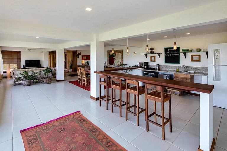 Maison avec vue sur la mer à Geribá, Búzios - Buz010