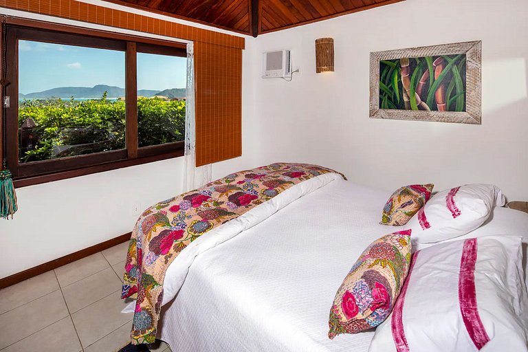 Casa com vista mar em Geribá, Búzios - Buz010