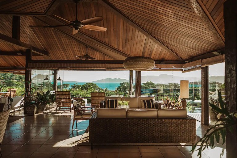 Casa con vista al mar en Geribá, Búzios