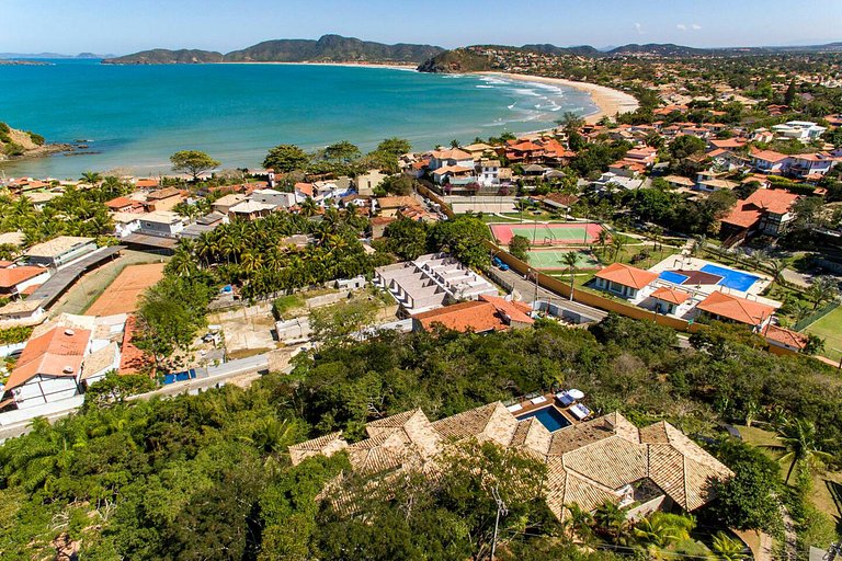Casa con vista mare a Geribá, Búzios