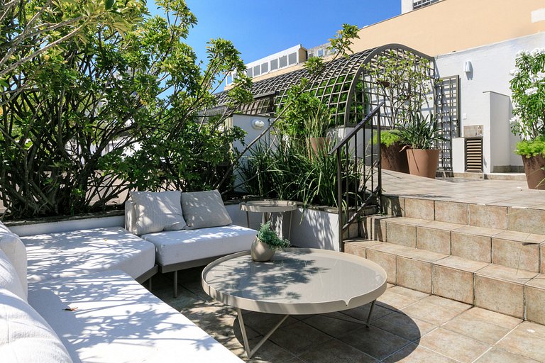 Attico triplex fronte oceano a Ipanema - Ipa010