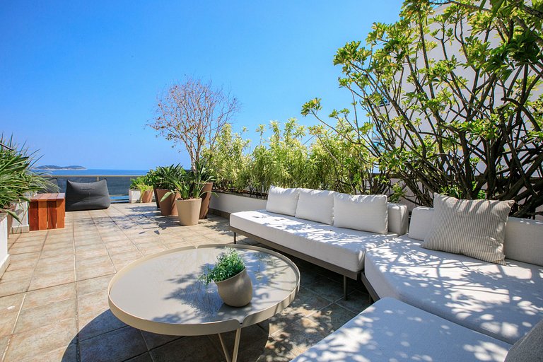 Attico triplex fronte oceano a Ipanema - Ipa010