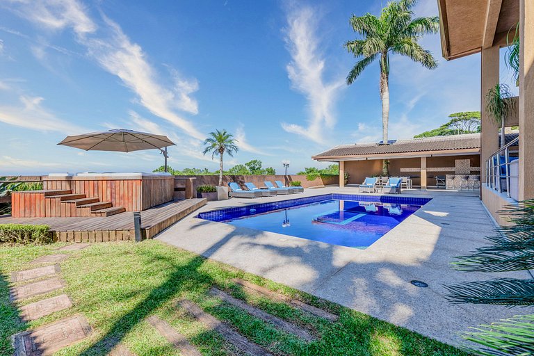 Mansión con increíbles vistas en Guarujá - Gua001