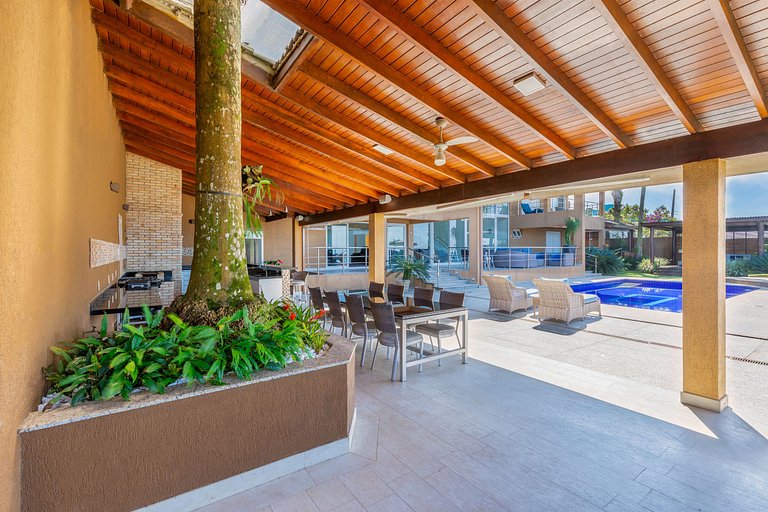 Mansión con increíbles vistas en Guarujá - Gua001