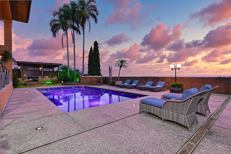 Mansion with incredible views in Guarujá - Gua001