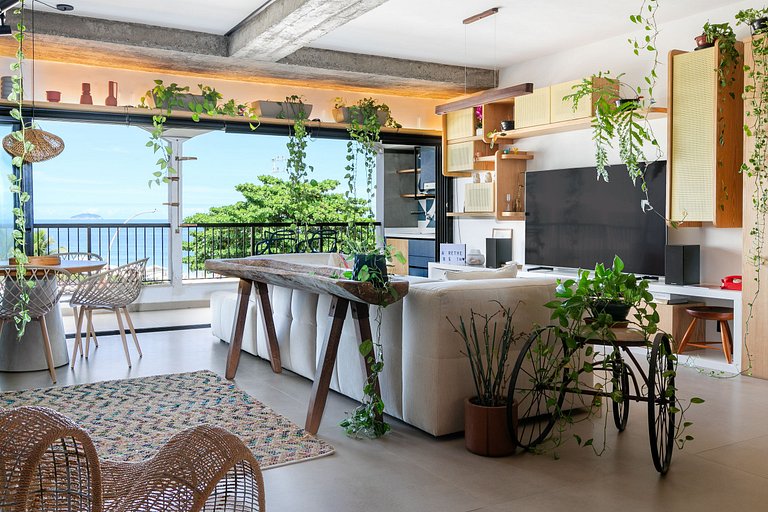 Lindo apartamento frente-mar em Ipanema