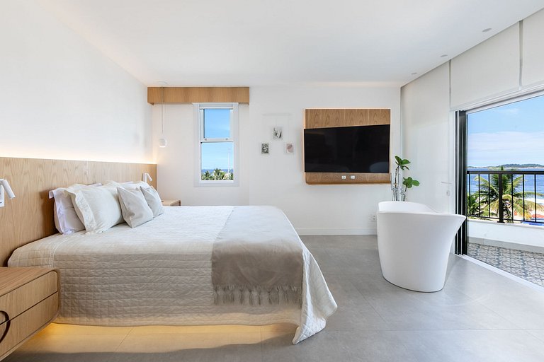 Hermoso apartamento frente al mar en Ipanema - Ipa028