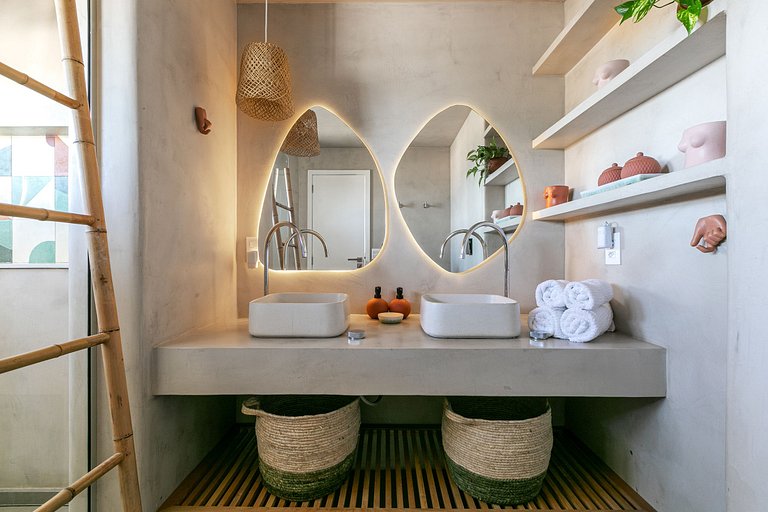 Lindo apartamento frente-mar em Ipanema - Ipa028