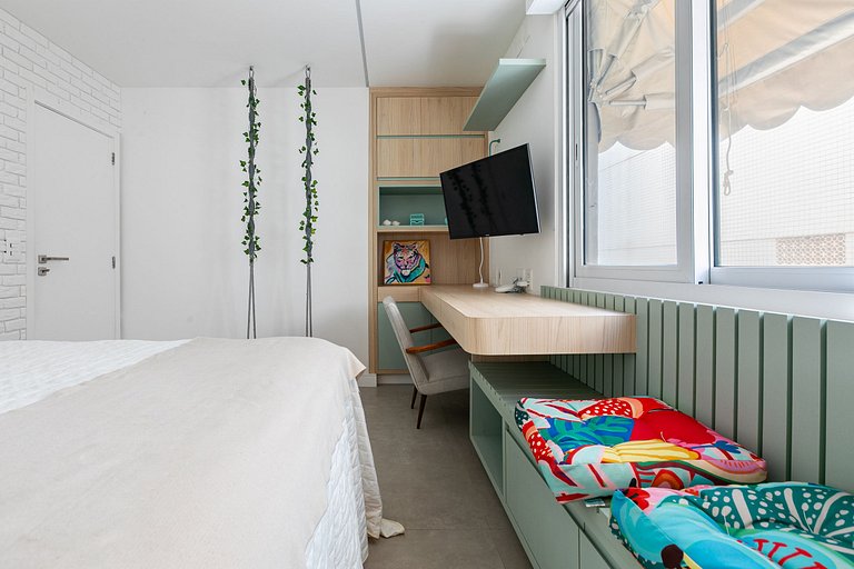 Lindo apartamento frente-mar em Ipanema - Ipa028