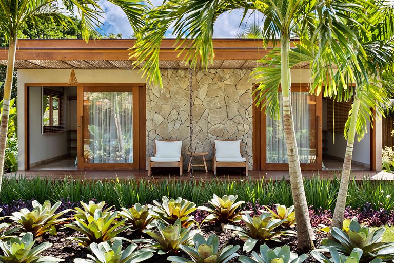 Villa com bangalôs em Taipu de Fora