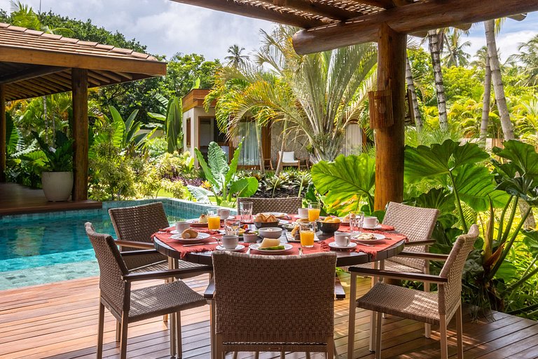 Villa avec bungalows à Taipu de Fora - Bgr001