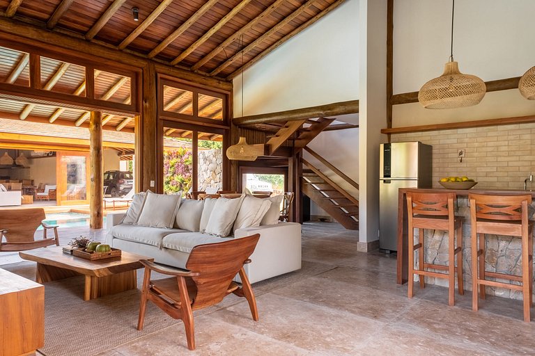 Villa with bungalows in Taipu de Fora