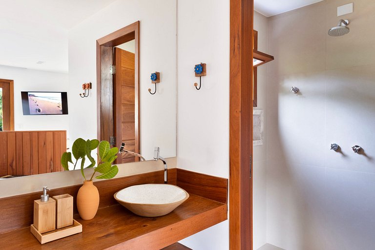 Villa con bungalow a Taipu de Fora