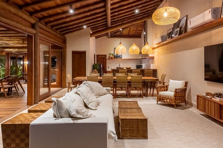 Villa con bungalows en Taipu de Fora
