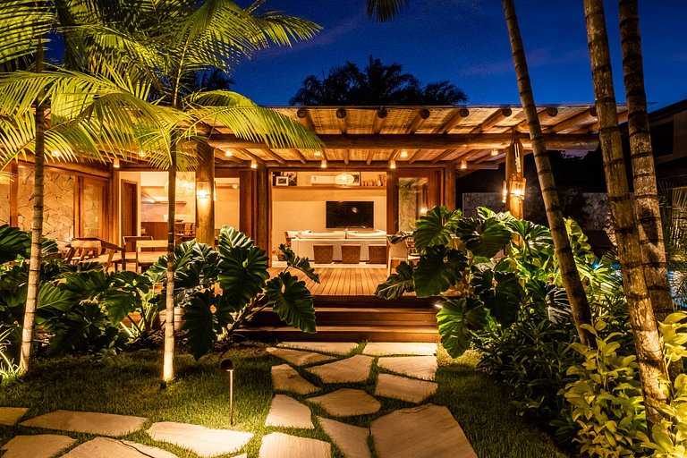 Villa com bangalôs em Taipu de Fora
