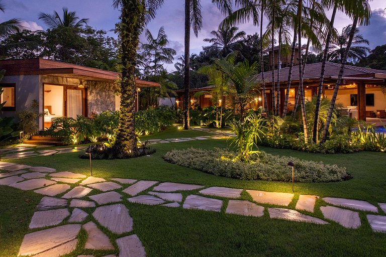Villa con bungalow a Taipu de Fora