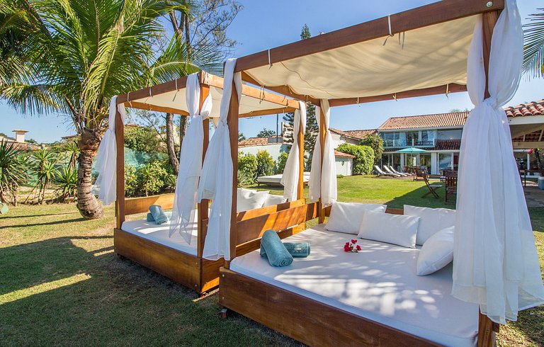 Seaside house on Geribá Beach, in Búzios