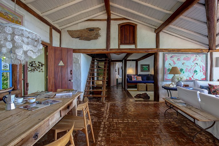 Casa com vista do mar em Trancoso
