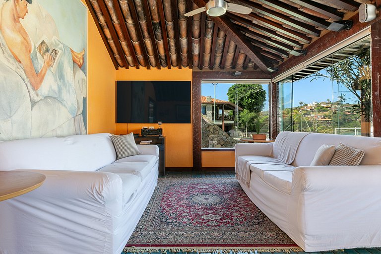 Mansão frente mar em Ferradura Buzios - Buz025