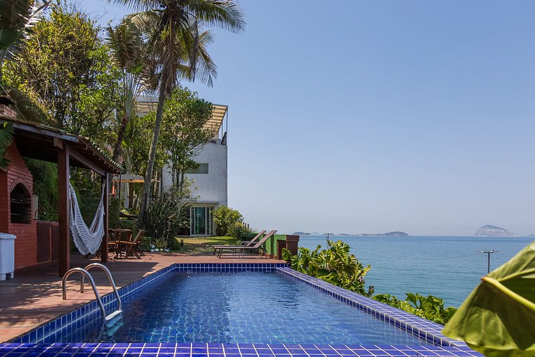 Casa con vista sul mare a São Conrado