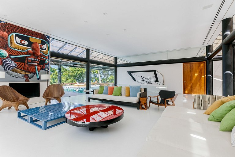 Bella e moderna villa a São Conrado