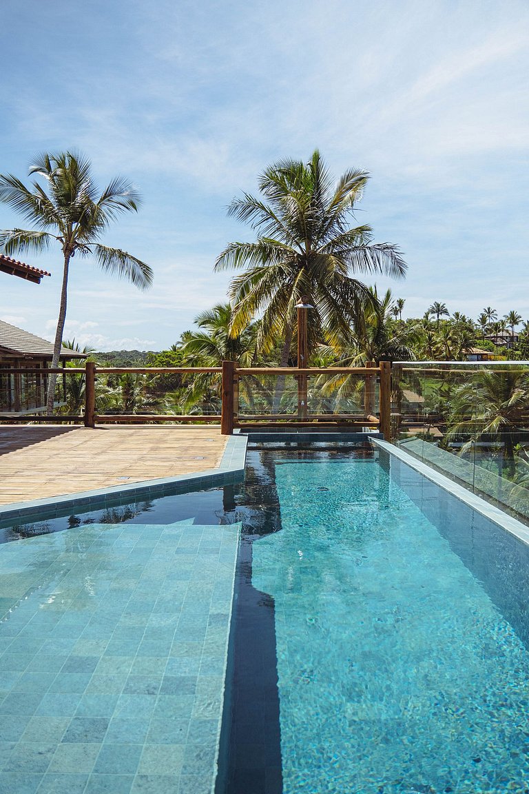 House with panoramic view in Itacaré