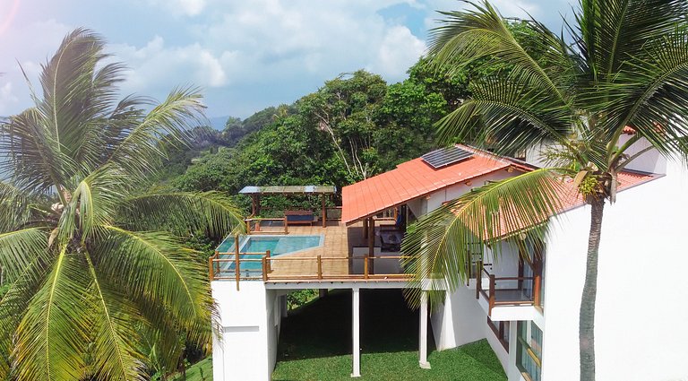 House with panoramic view in Itacaré