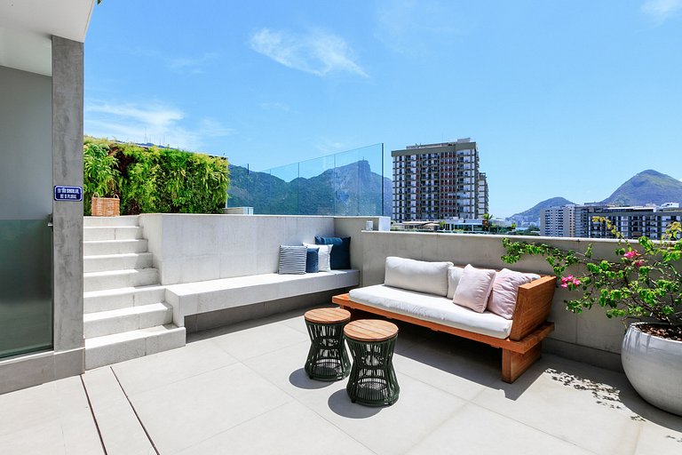 Penthouse di lusso con piscina a Leblon - Leb006