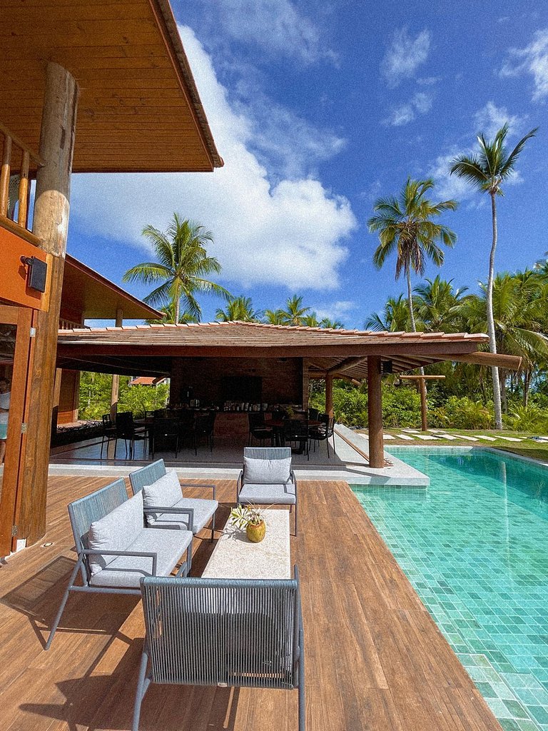 Villa Exclusiva Pé na Areia em Morro SP