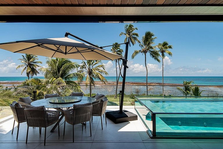 Refuge de Luxe Face à la Mer à Praia do Forte - Prf006