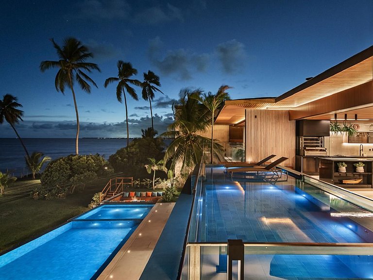 Refuge de Luxe Face à la Mer à Praia do Forte - Prf006