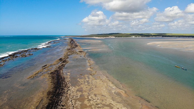 Casa frente al mar en Barra de São Miguel, Alagoas – Ala050