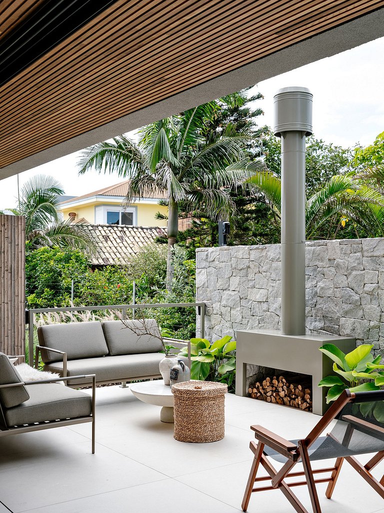 Villa pé na areia em Florianópolis
