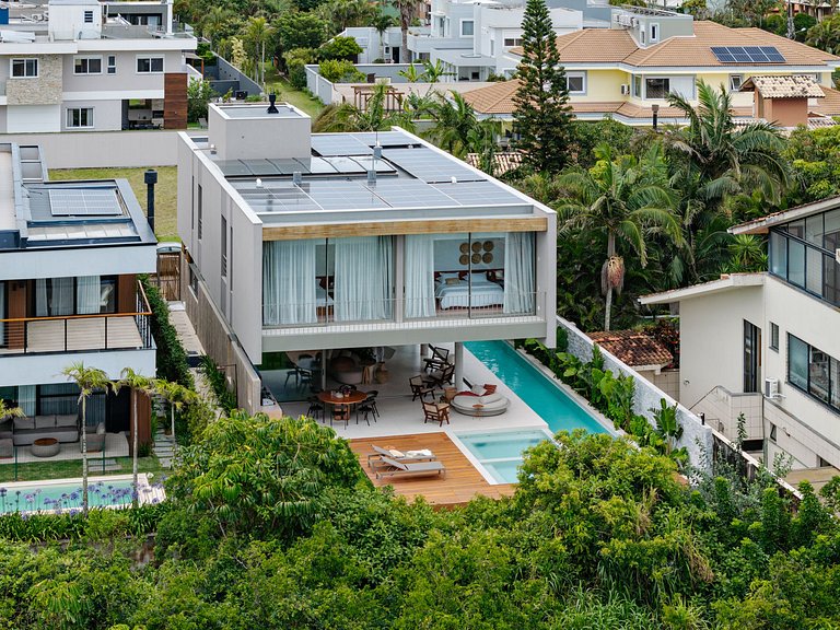 Villa pé na areia em Florianópolis