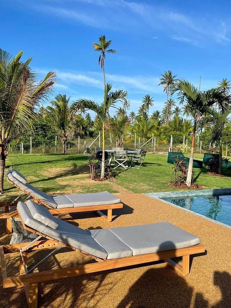 6 suites just 50 meters from the beach in Praia do Forte