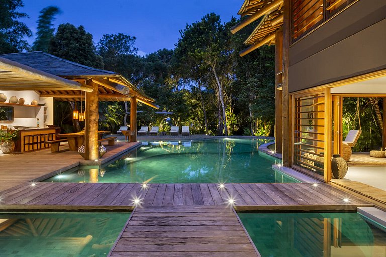 Villa de 7 suítes em Trancoso