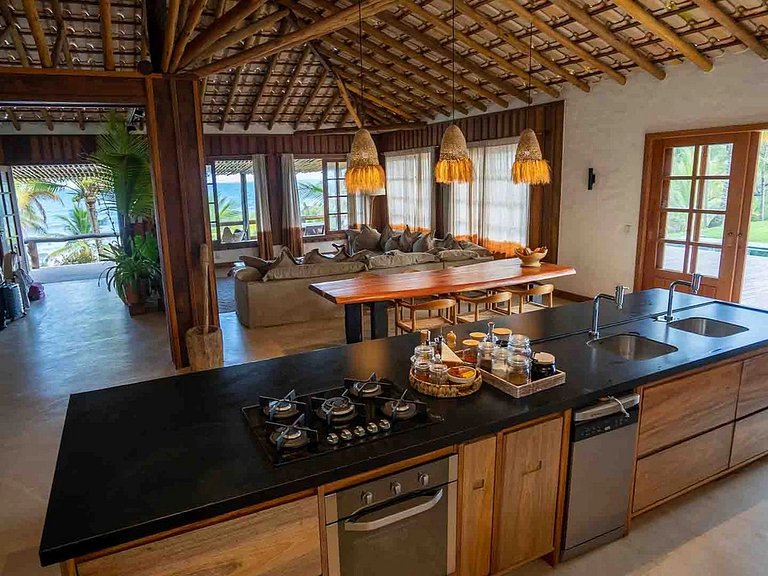 Beachfront house with 2 pools in Itacaré - Itc019