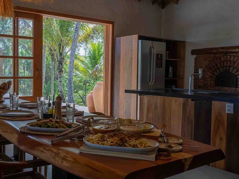 Beachfront house with 2 pools in Itacaré