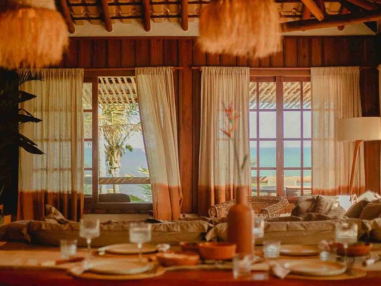 Beachfront house with 2 pools in Itacaré - Itc019