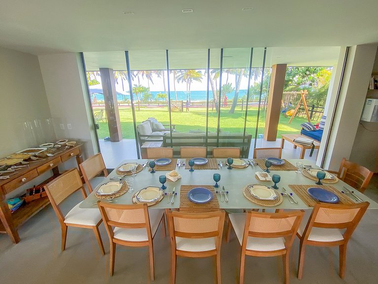6 beachfront suites in Guarajuba