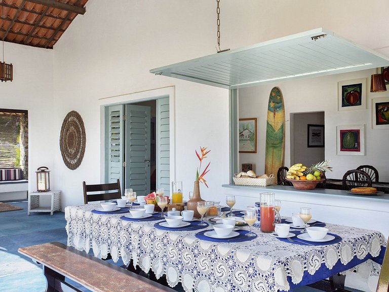 Sea front house with 7 bedrooms in Taiba - Cea009