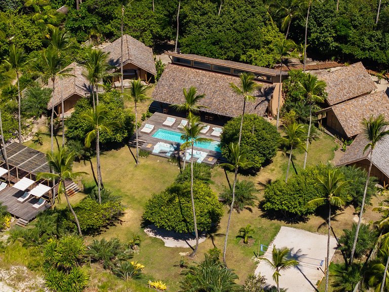Villa con piscina en Serra Grande