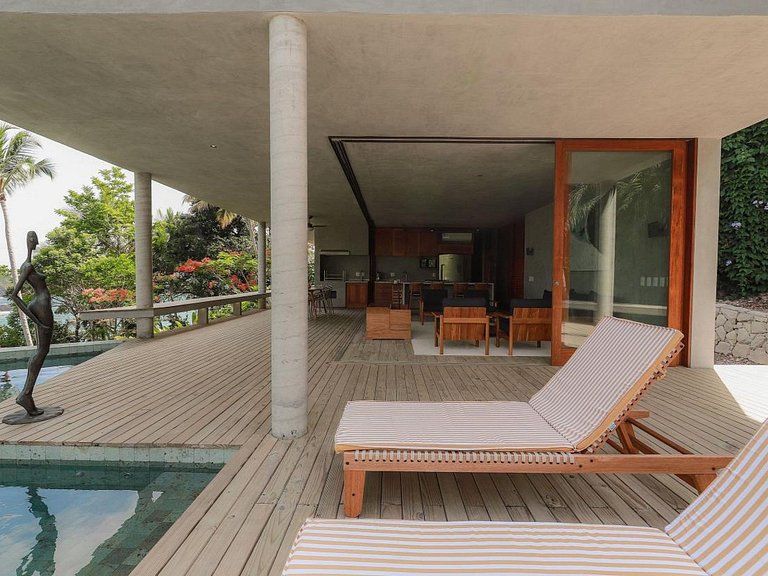 Villa com linda vista do mar em Itacaré