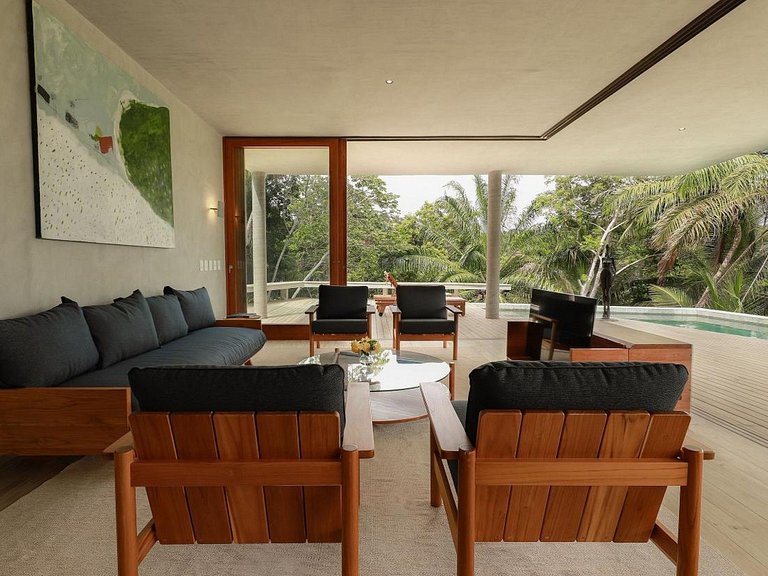 Villa with beautiful sea view in Itacaré