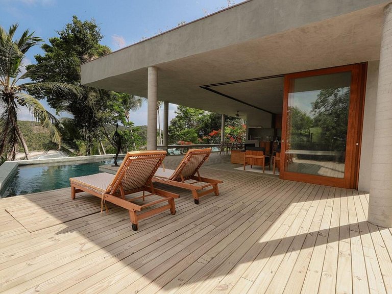 Villa com linda vista do mar em Itacaré