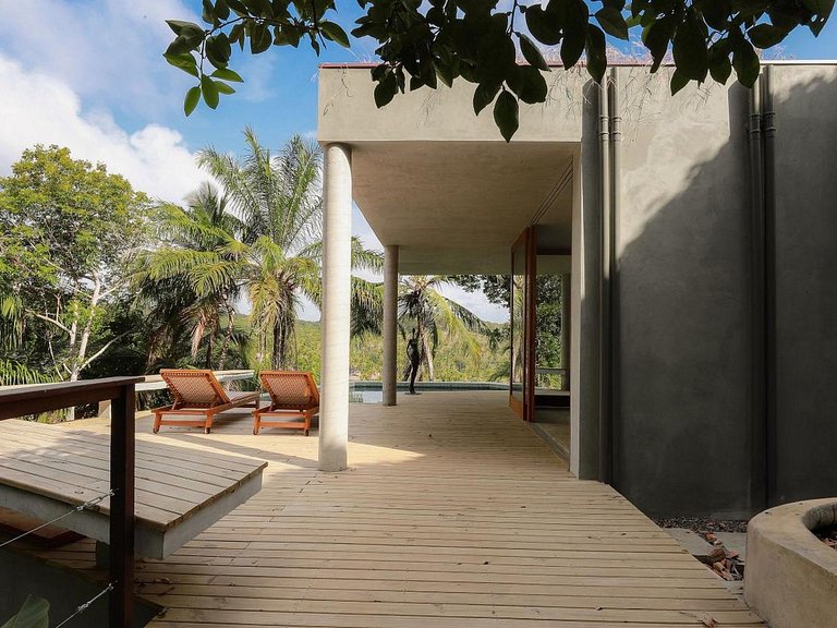 Villa com linda vista do mar em Itacaré